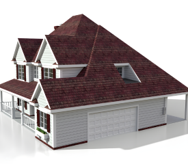 House Model Roofing
